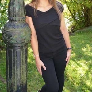 Bar III off shoulder shirt